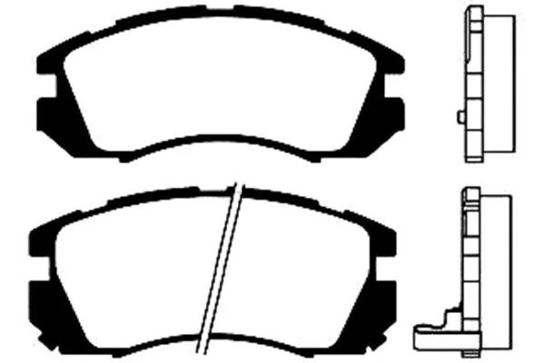 BP-8005 KAVO PARTS Комплект тормозных колодок, дисковый тормоз (фото 1)