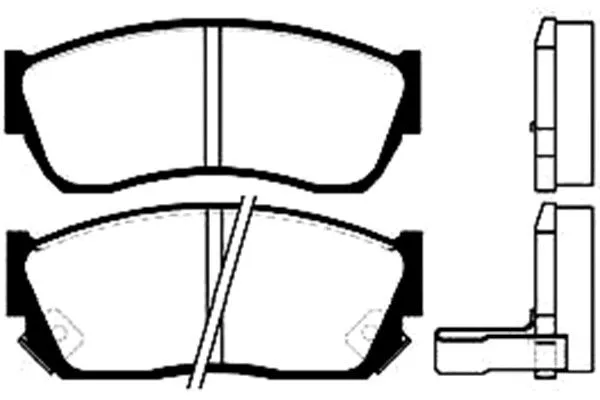 BP-8506 KAVO PARTS Комплект тормозных колодок, дисковый тормоз (фото 1)