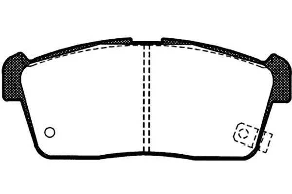 BP-8516 KAVO PARTS Комплект тормозных колодок, дисковый тормоз (фото 1)