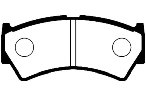 BP-8519 KAVO PARTS Комплект тормозных колодок, дисковый тормоз (фото 1)