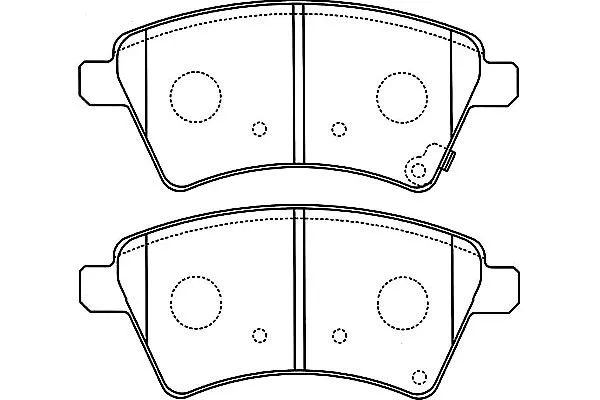 BP-8529 KAVO PARTS Комплект тормозных колодок, дисковый тормоз (фото 1)