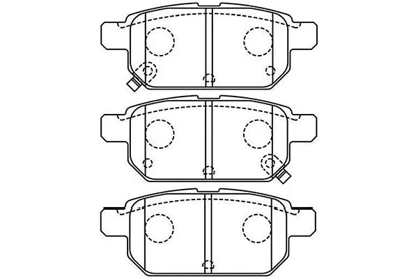 BP-8532 KAVO PARTS Комплект тормозных колодок, дисковый тормоз (фото 1)