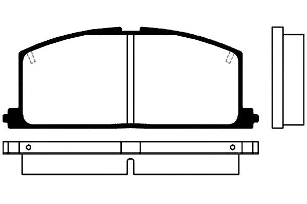 BP-9005 KAVO PARTS Комплект тормозных колодок, дисковый тормоз (фото 1)