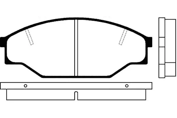 BP-9010 KAVO PARTS Комплект тормозных колодок, дисковый тормоз (фото 1)
