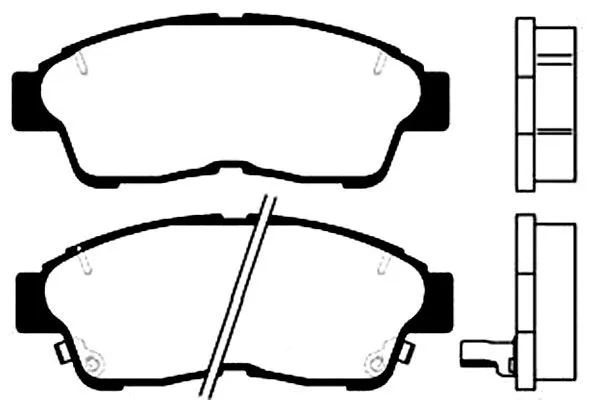 BP-9026 KAVO PARTS Комплект тормозных колодок, дисковый тормоз (фото 1)