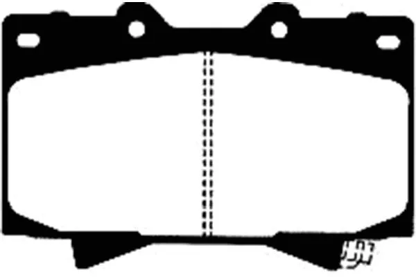 BP-9040 KAVO PARTS Комплект тормозных колодок, дисковый тормоз (фото 1)