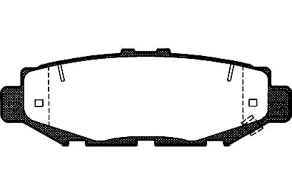 BP-9055 KAVO PARTS Комплект тормозных колодок, дисковый тормоз (фото 1)