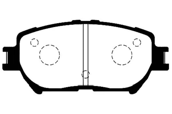 BP-9071 KAVO PARTS Комплект тормозных колодок, дисковый тормоз (фото 1)