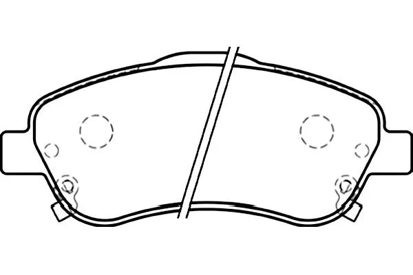 BP-9082 KAVO PARTS Комплект тормозных колодок, дисковый тормоз (фото 1)