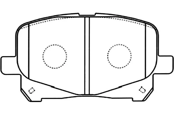 BP-9085 KAVO PARTS Комплект тормозных колодок, дисковый тормоз (фото 1)