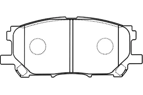 BP-9090 KAVO PARTS Комплект тормозных колодок, дисковый тормоз (фото 1)