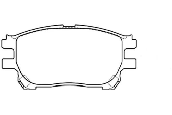 BP-9103 KAVO PARTS Комплект тормозных колодок, дисковый тормоз (фото 1)