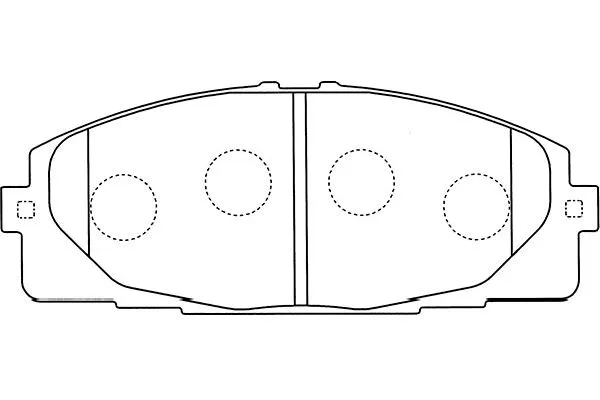 BP-9107 KAVO PARTS Комплект тормозных колодок, дисковый тормоз (фото 1)