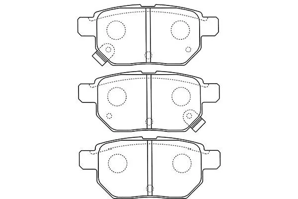 BP-9110 KAVO PARTS Комплект тормозных колодок, дисковый тормоз (фото 1)