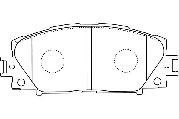 BP-9112 KAVO PARTS Комплект тормозных колодок, дисковый тормоз (фото 1)