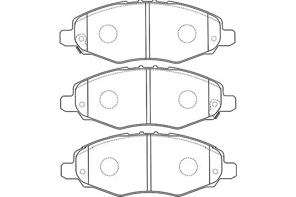 BP-9113 KAVO PARTS Комплект тормозных колодок, дисковый тормоз (фото 1)