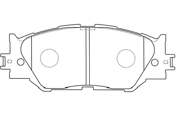 BP-9114 KAVO PARTS Комплект тормозных колодок, дисковый тормоз (фото 1)