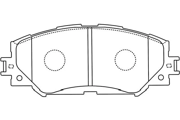 BP-9116 KAVO PARTS Комплект тормозных колодок, дисковый тормоз (фото 1)