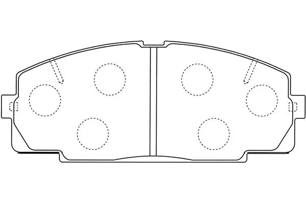 BP-9135 KAVO PARTS Комплект тормозных колодок, дисковый тормоз (фото 1)
