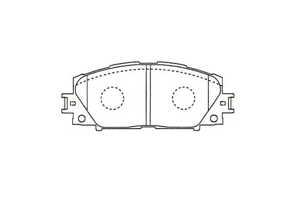 BP-9136 KAVO PARTS Комплект тормозных колодок, дисковый тормоз (фото 1)