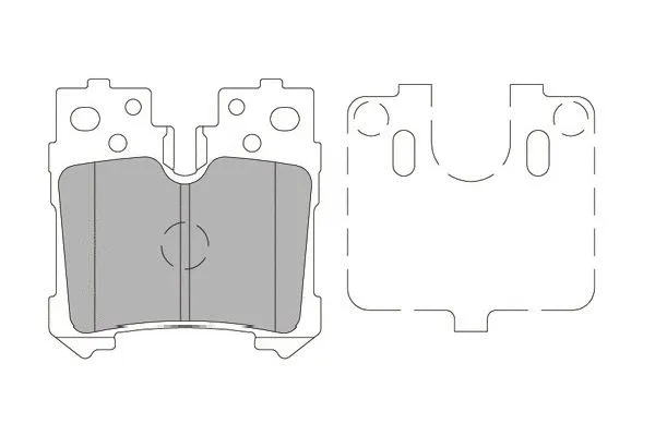 BP-9138 KAVO PARTS Комплект тормозных колодок, дисковый тормоз (фото 1)