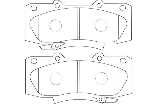 BP-9139 KAVO PARTS Комплект тормозных колодок, дисковый тормоз (фото 1)