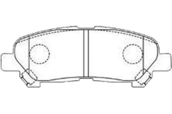 BP-9141 KAVO PARTS Комплект тормозных колодок, дисковый тормоз (фото 1)