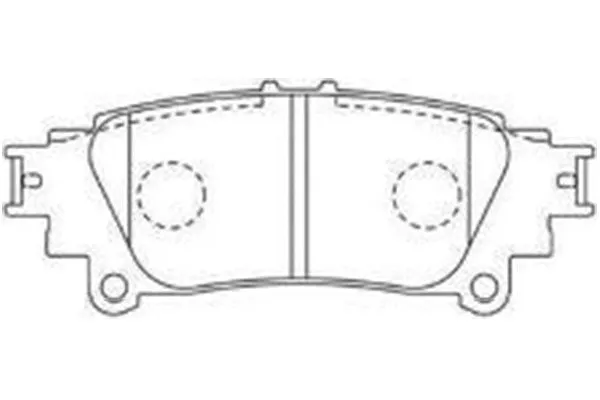 BP-9142 KAVO PARTS Комплект тормозных колодок, дисковый тормоз (фото 1)