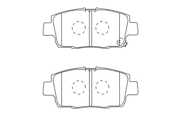 BP-9144 KAVO PARTS Комплект тормозных колодок, дисковый тормоз (фото 1)