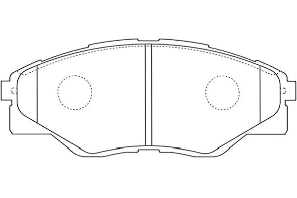 BP-9145 KAVO PARTS Комплект тормозных колодок, дисковый тормоз (фото 1)