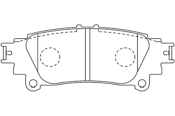 BP-9149 KAVO PARTS Комплект тормозных колодок, дисковый тормоз (фото 1)