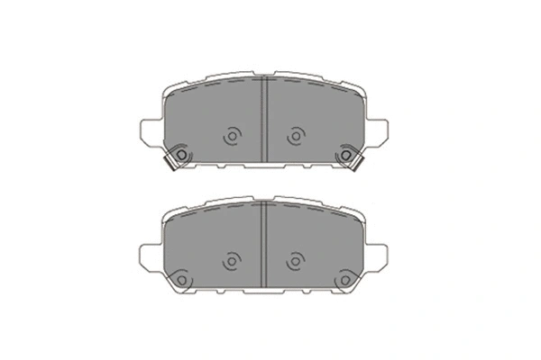 KBP-2065 KAVO PARTS Комплект тормозных колодок, дисковый тормоз (фото 1)