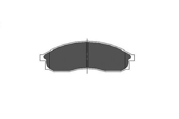 KBP-6534 KAVO PARTS Комплект тормозных колодок, дисковый тормоз (фото 1)