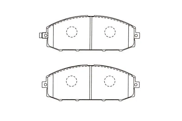 KBP-6610 KAVO PARTS Комплект тормозных колодок, дисковый тормоз (фото 1)