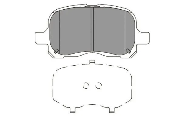 KBP-9129 KAVO PARTS Комплект тормозных колодок, дисковый тормоз (фото 1)