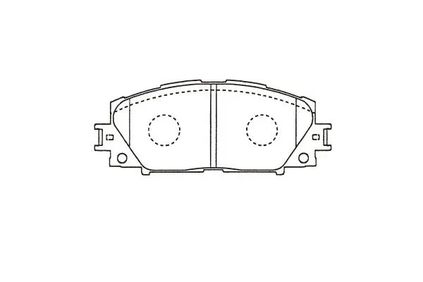 KBP-9140 KAVO PARTS Комплект тормозных колодок, дисковый тормоз (фото 1)