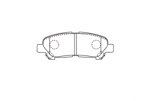 KBP-9145 KAVO PARTS Комплект тормозных колодок, дисковый тормоз (фото 1)