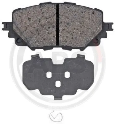 35126 A.B.S. Комплект тормозных колодок, дисковый тормоз (фото 1)