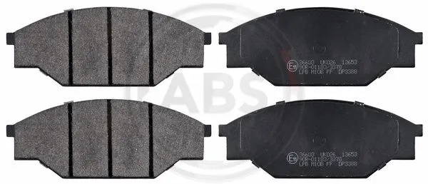 36603 A.B.S. Комплект тормозных колодок, дисковый тормоз (фото 1)