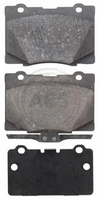 37600 A.B.S. Комплект тормозных колодок, дисковый тормоз (фото 1)