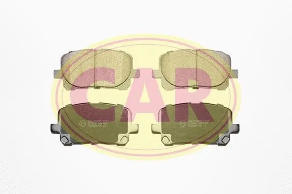 PNT409 CAR Комплект тормозных колодок, дисковый тормоз (фото 1)