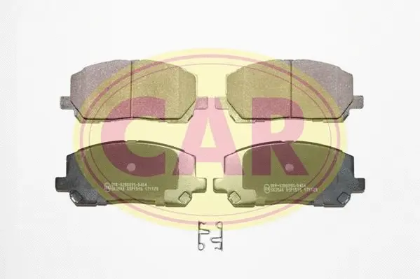PNT6151 CAR Комплект тормозных колодок, дисковый тормоз (фото 1)