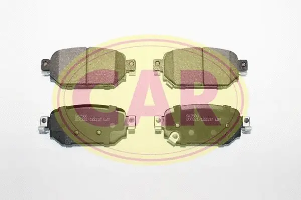 PNT7312 CAR Комплект тормозных колодок, дисковый тормоз (фото 1)