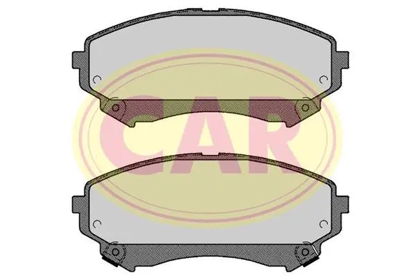PNT8771 CAR Комплект тормозных колодок, дисковый тормоз (фото 1)