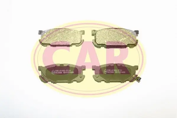 PNT8841 CAR Комплект тормозных колодок, дисковый тормоз (фото 1)