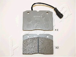 50-00-016 ASHIKA Комплект тормозных колодок, дисковый тормоз (фото 1)