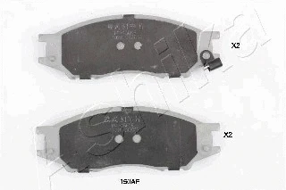 50-01-150 ASHIKA Комплект тормозных колодок, дисковый тормоз (фото 1)