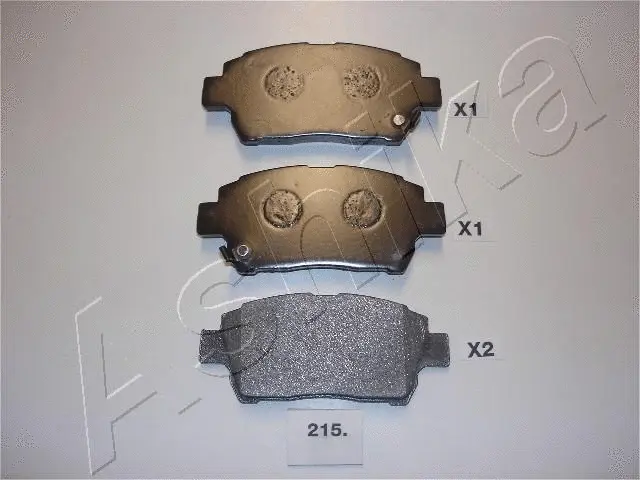 50-02-215 ASHIKA Комплект тормозных колодок, дисковый тормоз (фото 1)