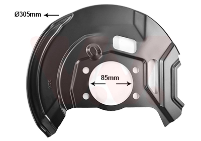 3391371 VAN WEZEL Отражатель, диск тормозного механизма (фото 1)