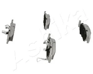 50-03-398 ASHIKA Комплект тормозных колодок, дисковый тормоз (фото 2)